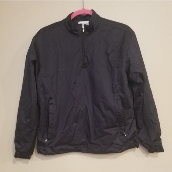 Nike Golf Quarter Zip Black Windbreaker  M - Picture 1 of 7